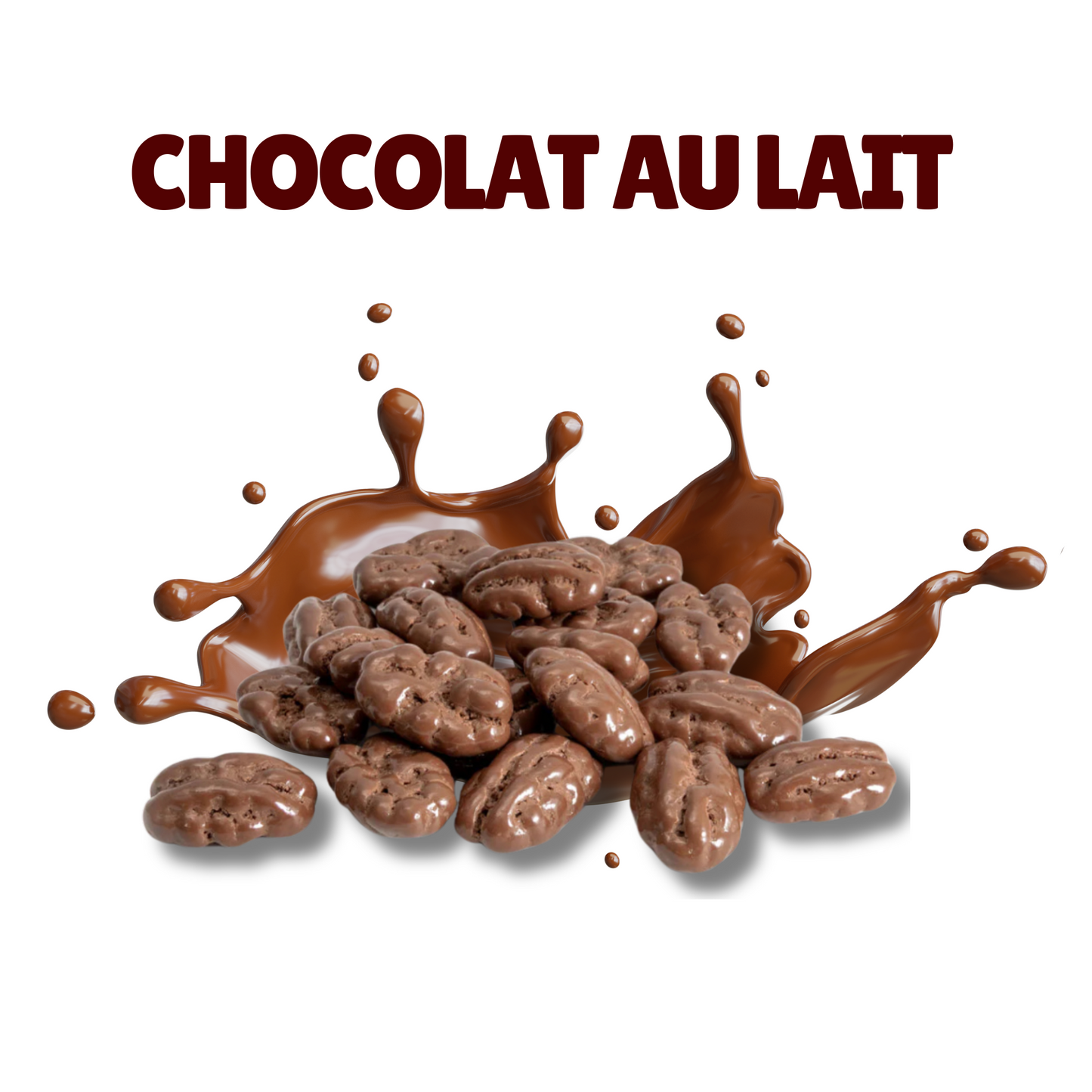 Noix de pécan chocolat au lait