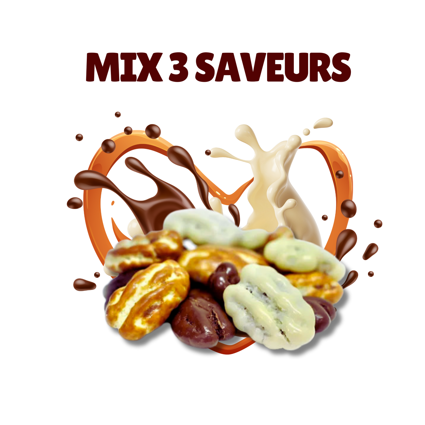 Pack familial 600g mix de 3 saveurs